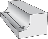 ball end cross section