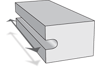 convex radius cross section