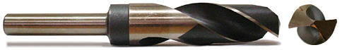 silver and deming drill - side and front view