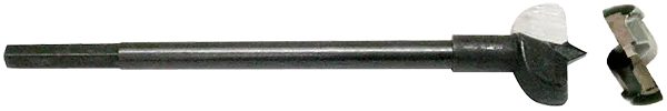 curved hole wiring bit 