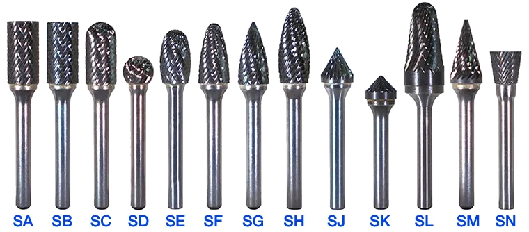bur - side and front view
