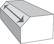 single chamfer cross section