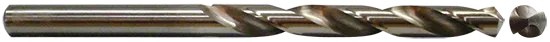 taper length drill - side and front view