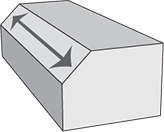 single chamfer cross section